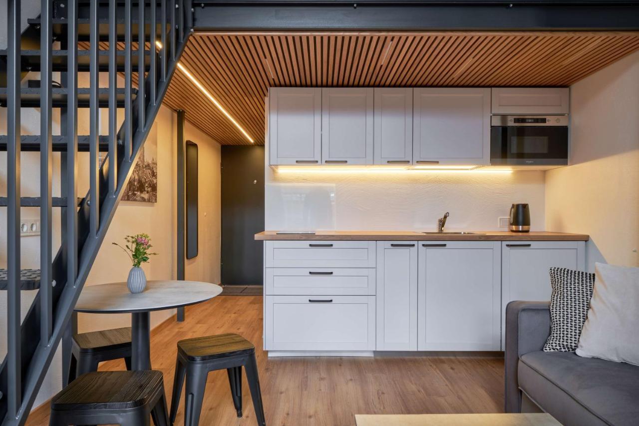 Queen Barbora Central Lofts Kaunas Dış mekan fotoğraf