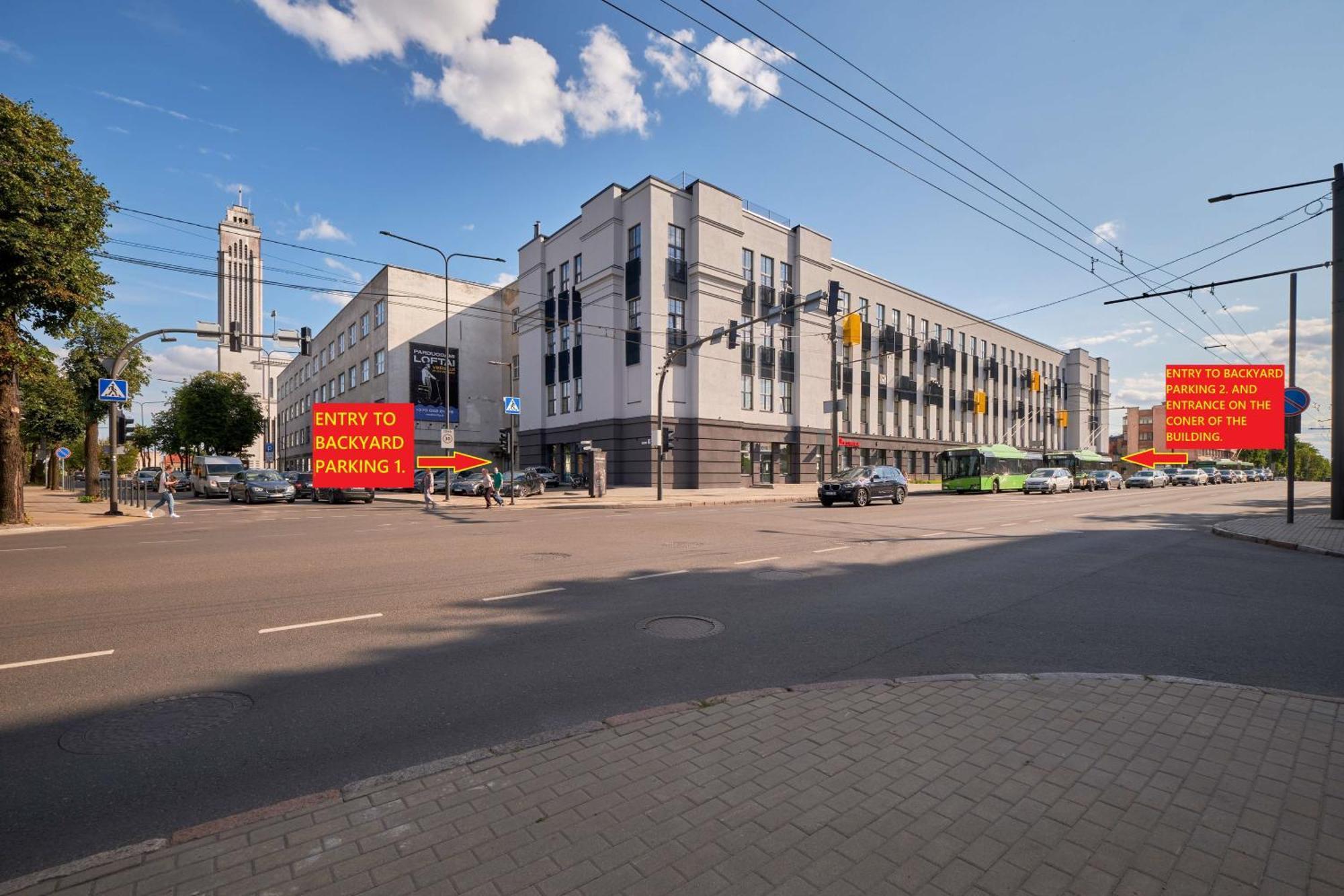 Queen Barbora Central Lofts Kaunas Dış mekan fotoğraf